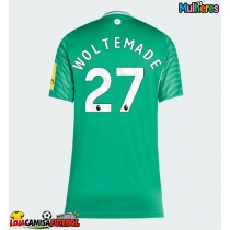 Camisa de Futebol Newcastle United Nick Woltemade #27 Equipamento Secundário Mulheres 2025-26 Manga Curta